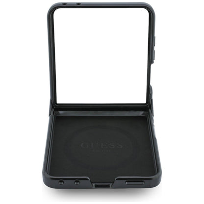 Θήκη MagSafe για Samsung Galaxy Z Flip8 F776, Guess, 4G Leather Classic, Καφέ