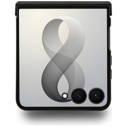 Θήκη MagSafe για Samsung Galaxy Z Flip8 F776, Guess, 4G Leather Classic, Καφέ