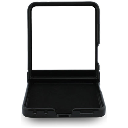 Θήκη MagSafe για Samsung Galaxy Z Flip8 F776, Guess, Ring Stand Grained Classic Logo, Μπεζ