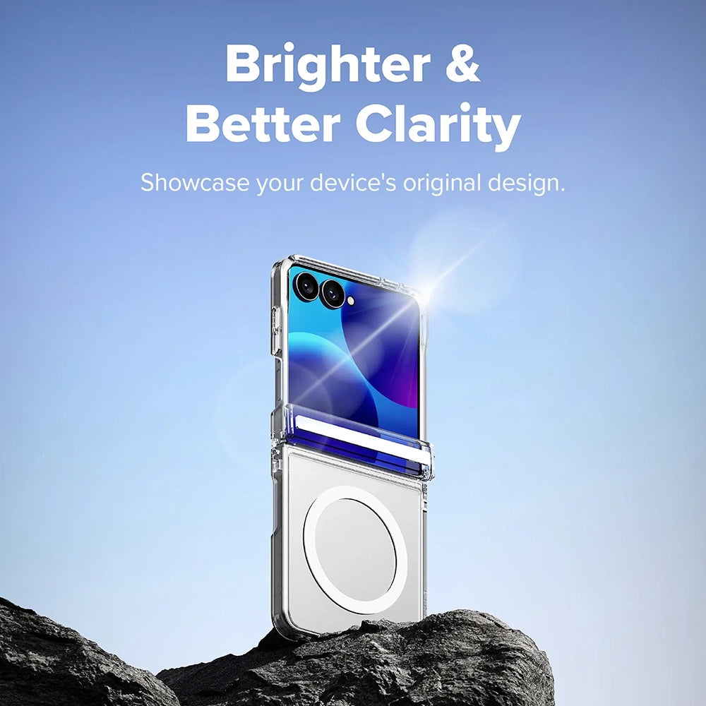 Θήκη MagSafe για Samsung Galaxy Z Flip8 F776, Ringke, Fusion Flap, Διαφανής