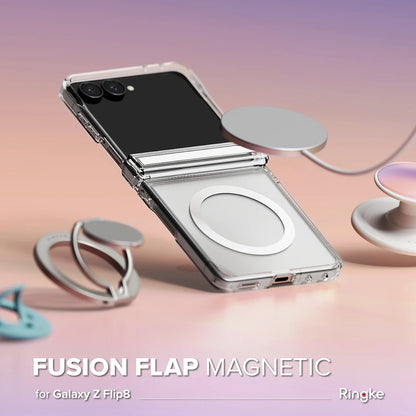 Θήκη MagSafe για Samsung Galaxy Z Flip8 F776, Ringke, Fusion Flap, Διαφανής