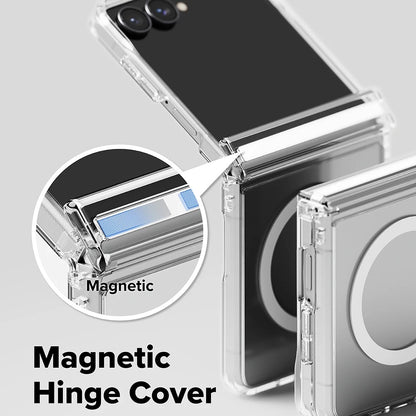 Θήκη MagSafe για Samsung Galaxy Z Flip8 F776, Ringke, Fusion Flap, Διαφανής