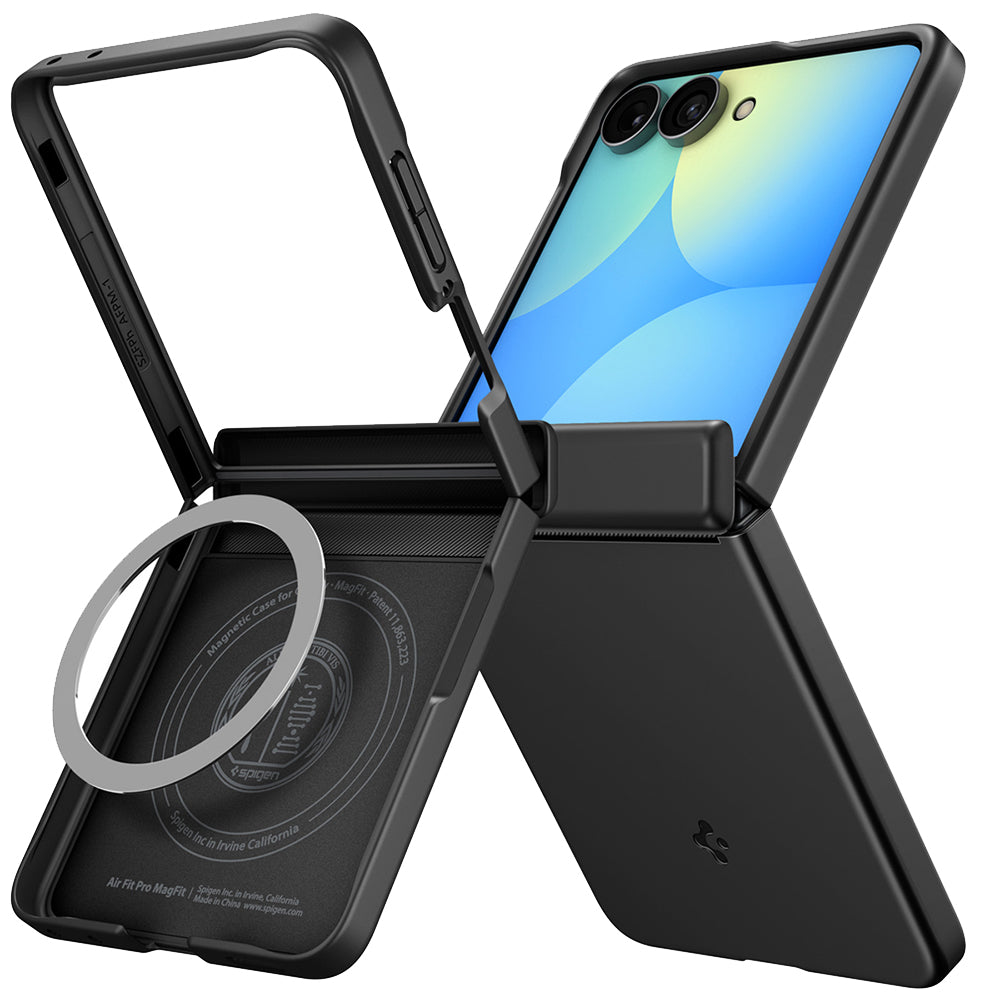 Θήκη MagSafe για Samsung Galaxy Z Flip8 F776, Spigen, Air Fit Pro, Μαύρη ACS11511