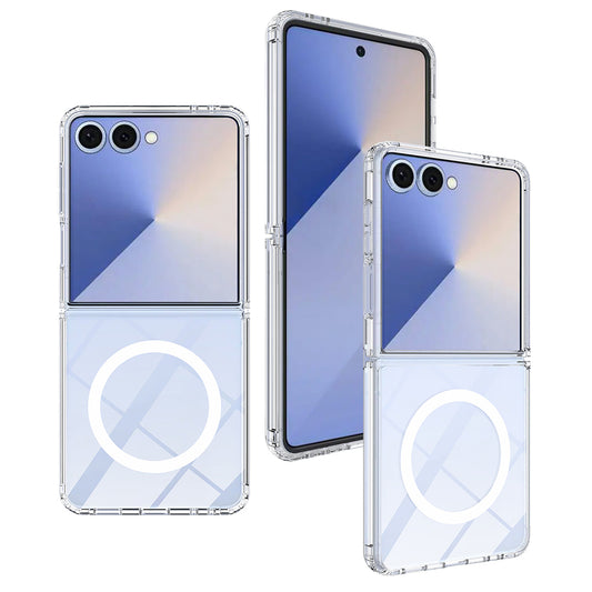 Θήκη MagSafe για Samsung Galaxy Z Flip8 F776, Techsuit, Pro, Διαφανής