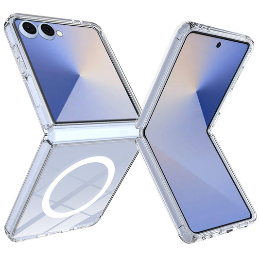 Θήκη MagSafe για Samsung Galaxy Z Flip8 F776, Techsuit, Pro, Διαφανής