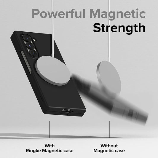 Θήκη MagSafe για Samsung Galaxy Z Fold6 F956, Ringke, Slim, Μαύρη