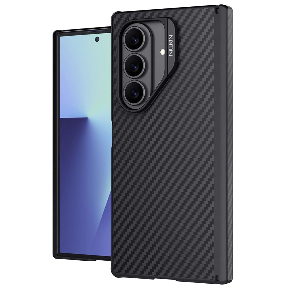 Θήκη MagSafe για Samsung Galaxy Z Fold7 F966, Nillkin, Synthetic Fiber Pro, Μαύρο
