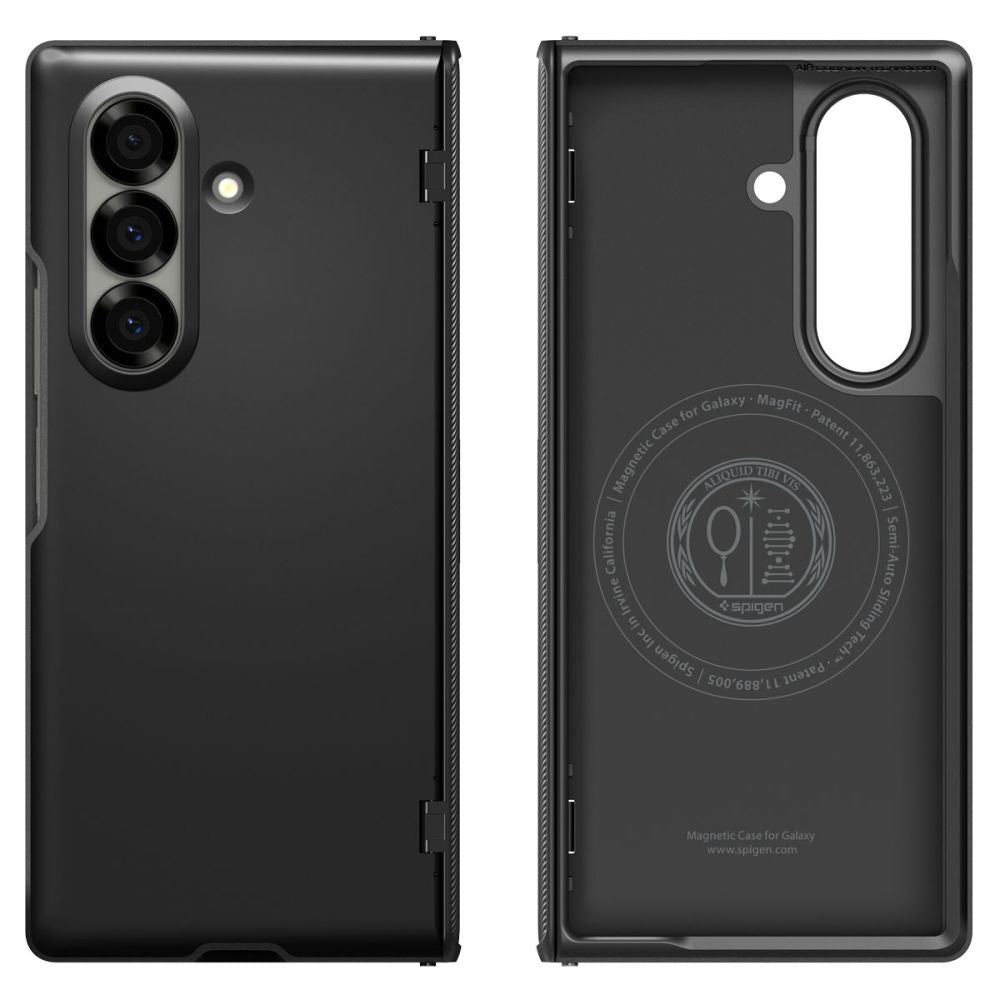 Θήκη MagSafe για Samsung Galaxy Z Fold7 F966, Spigen, Slim Armor Pro, Μαύρη