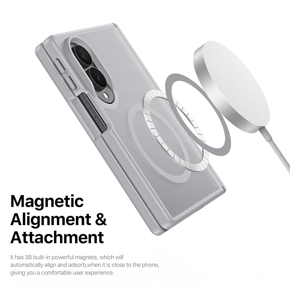 Θήκη MagSafe για Samsung Galaxy Z Fold8 F971, DUX DUCIS, Yind, Μαύρο