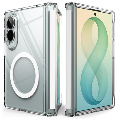 Θήκη MagSafe για Samsung Galaxy Z Fold8 F971, Ringke, Fusion Flap, Διαφανής