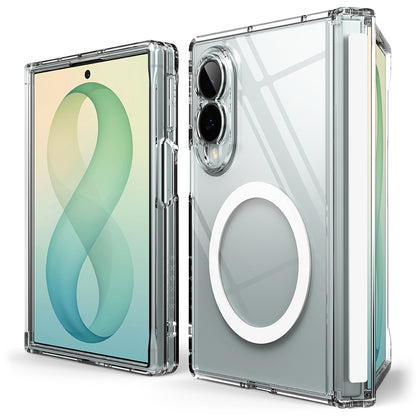 Θήκη MagSafe για Samsung Galaxy Z Fold8 F971, Ringke, Fusion Flap, Διαφανής