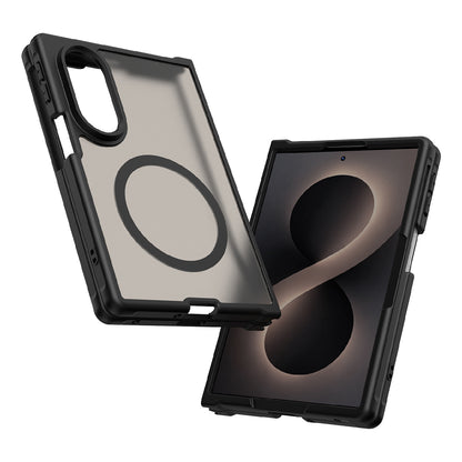 Θήκη MagSafe για Samsung Galaxy Z Fold8 F971, Techsuit, HaloFrost II, Μαύρο