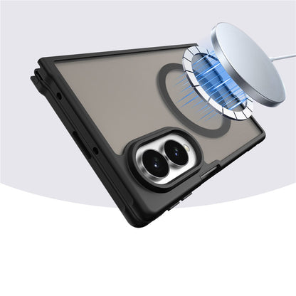 Θήκη MagSafe για Samsung Galaxy Z Fold8 F971, Techsuit, HaloFrost II, Μαύρο