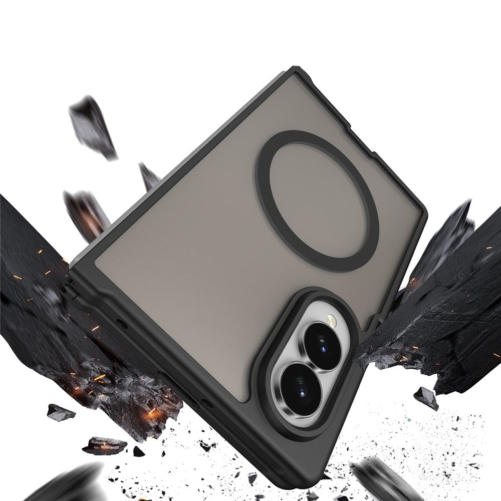 Θήκη MagSafe για Samsung Galaxy Z Fold8 F971, Techsuit, HaloFrost II, Μαύρο