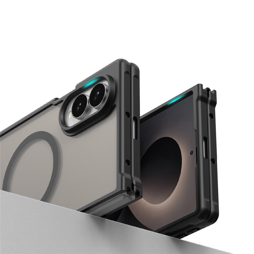 Θήκη MagSafe για Samsung Galaxy Z Fold8 F971, Techsuit, HaloFrost II, Μαύρο