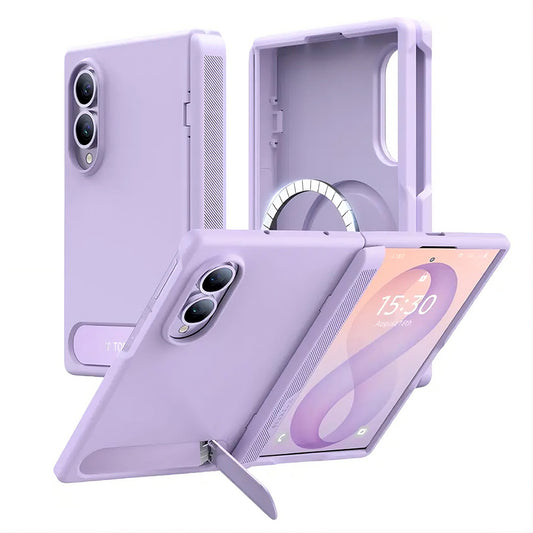Θήκη MagSafe για Samsung Galaxy Z Fold8 F971, Torras, Ostand L1 Guardian, Ανοιχτό Μωβ