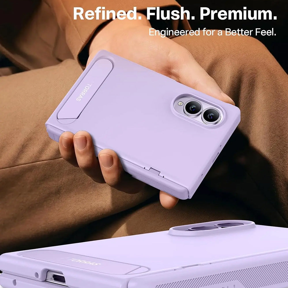 Θήκη MagSafe για Samsung Galaxy Z Fold8 F971, Torras, Ostand L1 Guardian, Ανοιχτό Μωβ