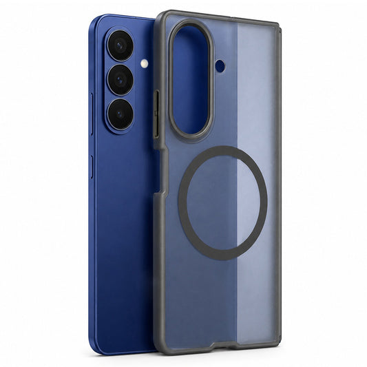 Θήκη MagSafe για Samsung Galaxy Z Fold8 Ultra F971, Blueo, Φιλική προς το δέρμα Anti-Drop, Μαύρη Σατινέ