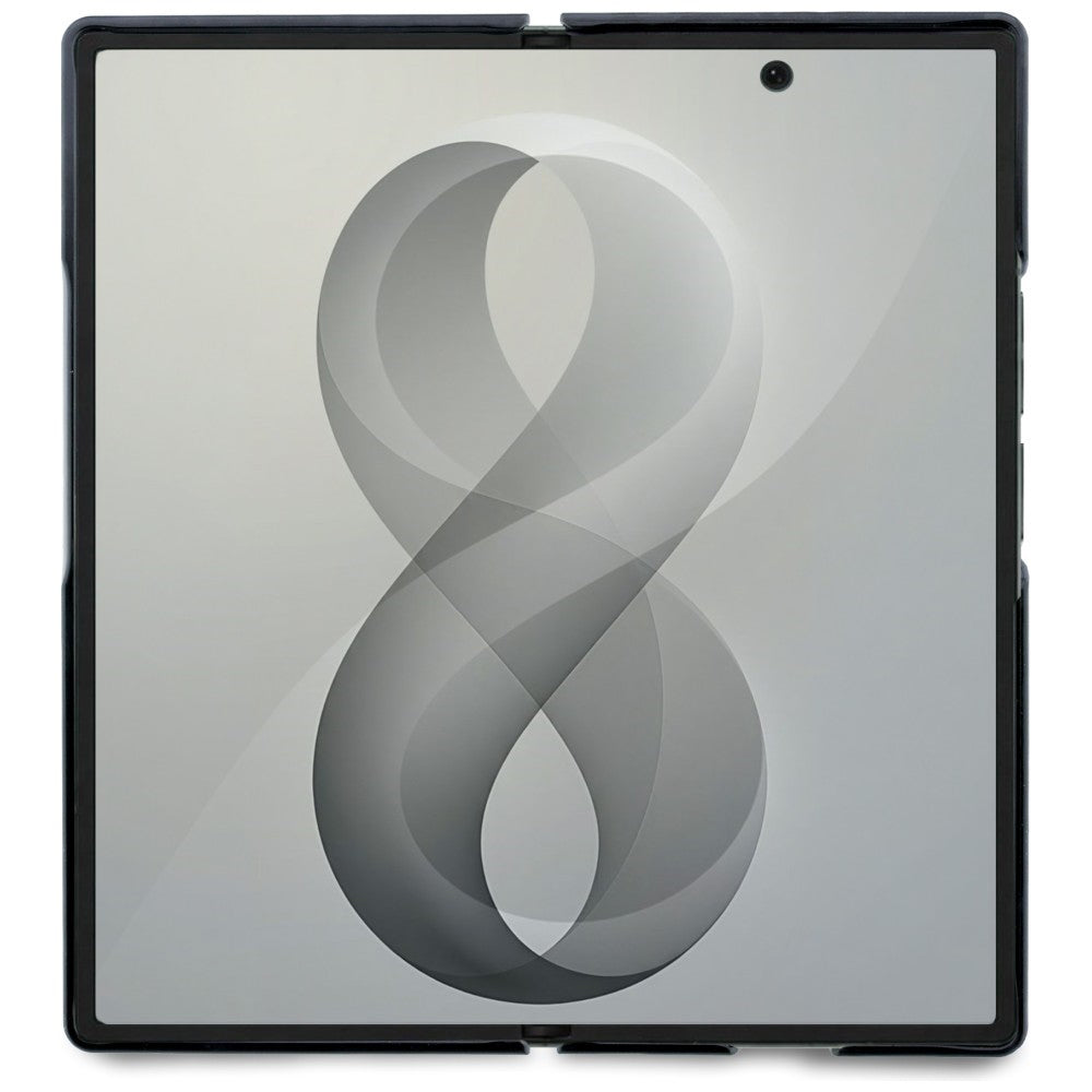 Θήκη MagSafe για Samsung Galaxy Z Fold8 Ultra F976, Guess, Ring Stand Grained Classic Logo, Μπεζ