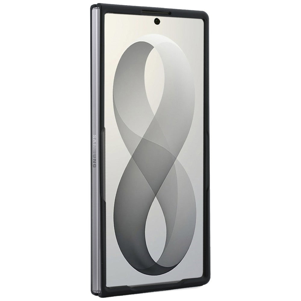 Θήκη MagSafe για Samsung Galaxy Z Fold8 Ultra F976, Guess, Ring Stand Grained Classic Logo, Μπεζ