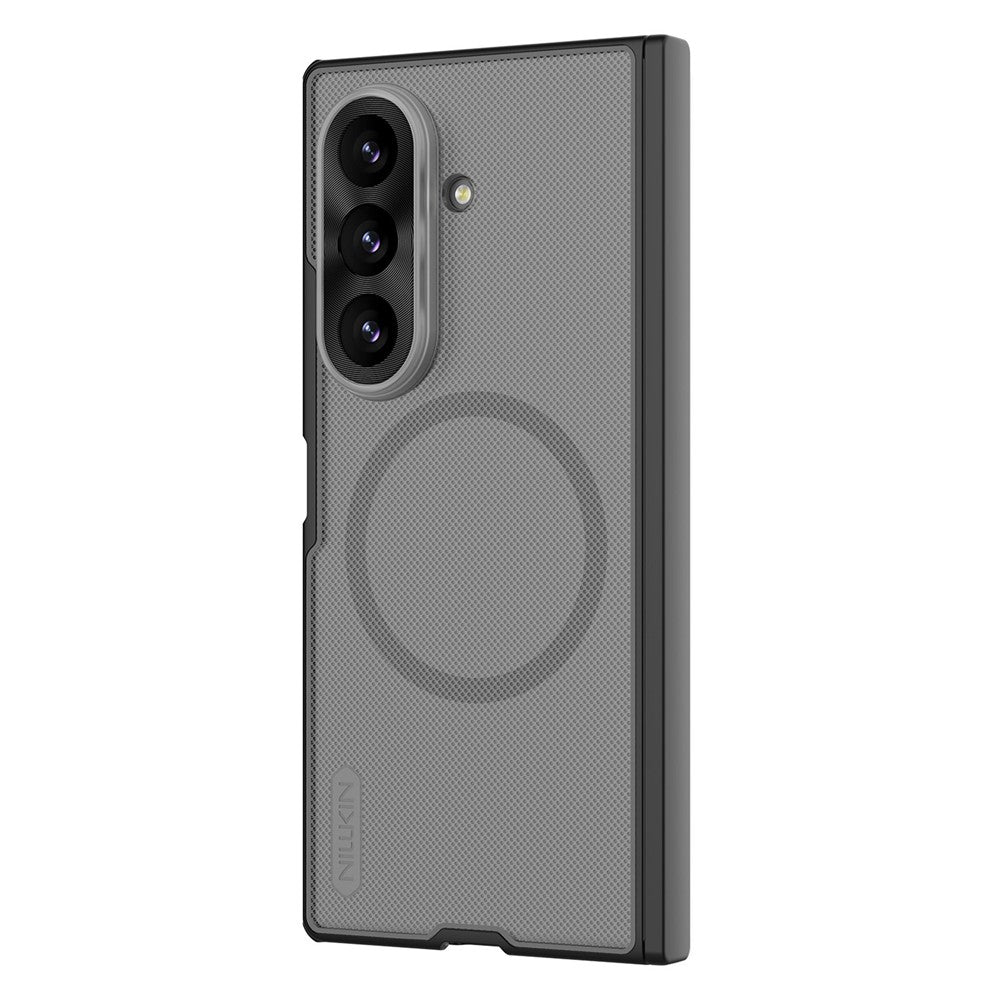 Θήκη MagSafe για Samsung Galaxy Z Fold8 Ultra F976, Nillkin, Super Frosted Shield, Μαύρη Διαφανής