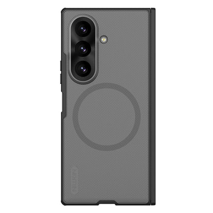 Θήκη MagSafe για Samsung Galaxy Z Fold8 Ultra F976, Nillkin, Super Frosted Shield, Μαύρη Διαφανής