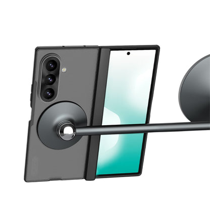 Θήκη MagSafe για Samsung Galaxy Z Fold8 Ultra F976, Nillkin, Super Frosted Shield, Μαύρη Διαφανής
