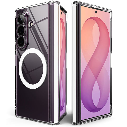 Θήκη MagSafe για Samsung Galaxy Z Fold8 Ultra F976, Ringke, Fusion Flap, Διαφανής
