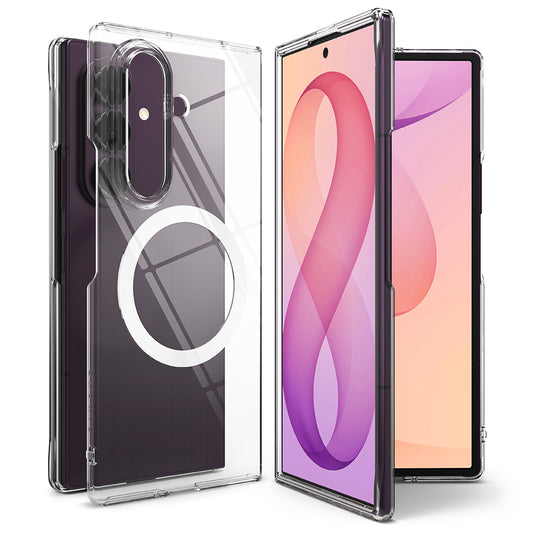 Θήκη MagSafe για Samsung Galaxy Z Fold8 Ultra F976, Ringke, Λεπτή, Διαφανής