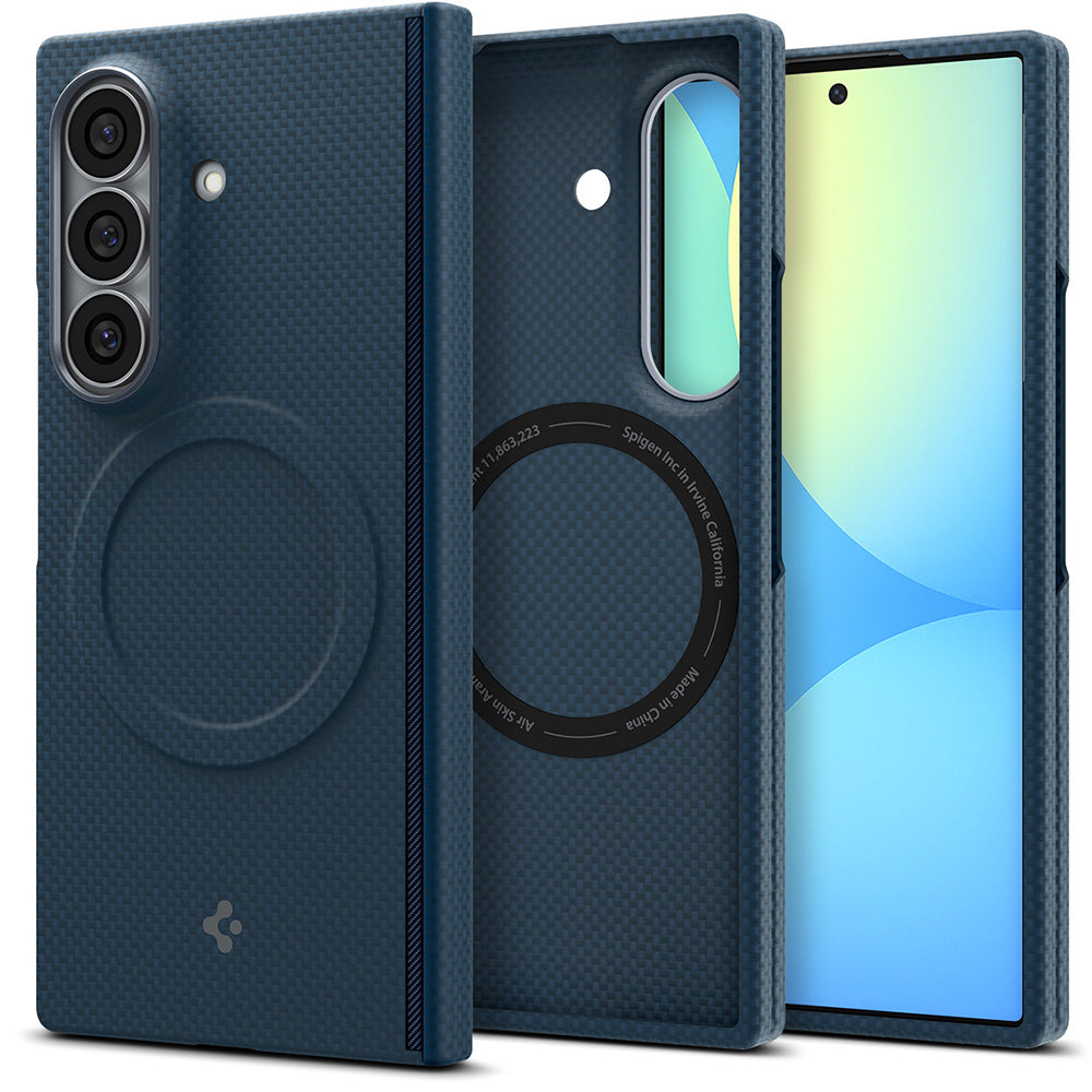 Θήκη MagSafe για Samsung Galaxy Z Fold8 Ultra F976, Spigen, Air Skin, Μπλε ACS11852