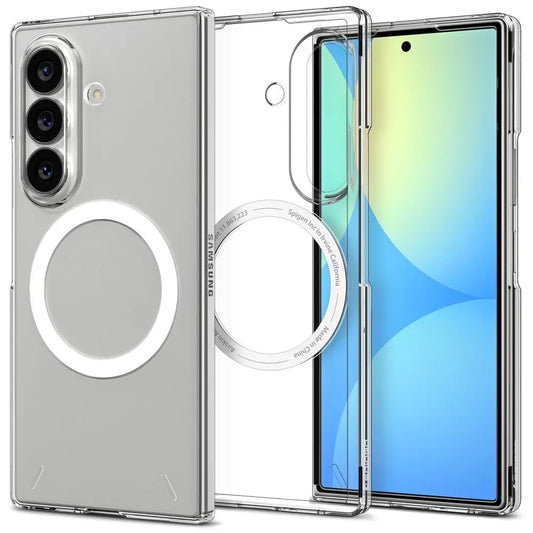 Θήκη MagSafe για Samsung Galaxy Z Fold8 Ultra F976, Spigen, Air Skin, Διαφανές Λευκό ACS11505