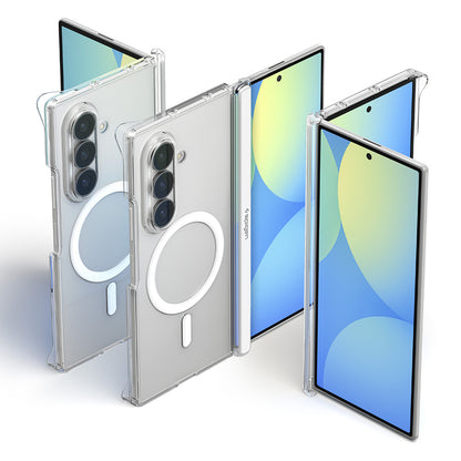 Θήκη MagSafe για Samsung Galaxy Z Fold8 Ultra F976, Spigen, Air Skin Zero, Διαφανές Λευκό ACS11495