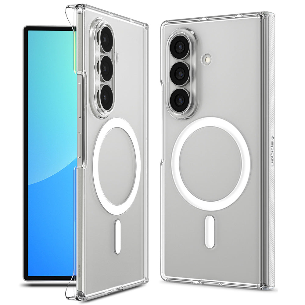 Θήκη MagSafe για Samsung Galaxy Z Fold8 Ultra F976, Spigen, Air Skin Zero, Διαφανές Λευκό ACS11495