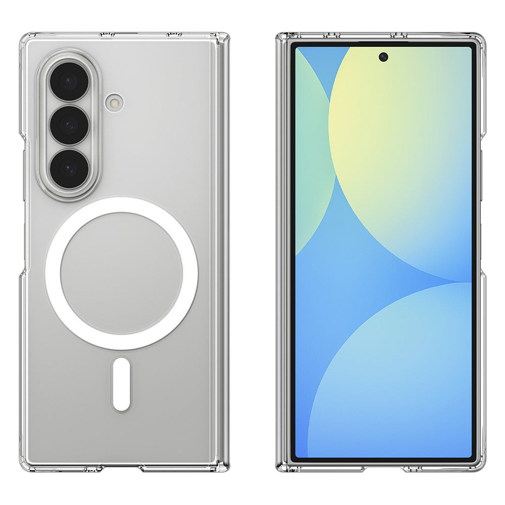 Θήκη MagSafe για Samsung Galaxy Z Fold8 Ultra F976, Spigen, Air Skin Zero, Διαφανές Λευκό ACS11495