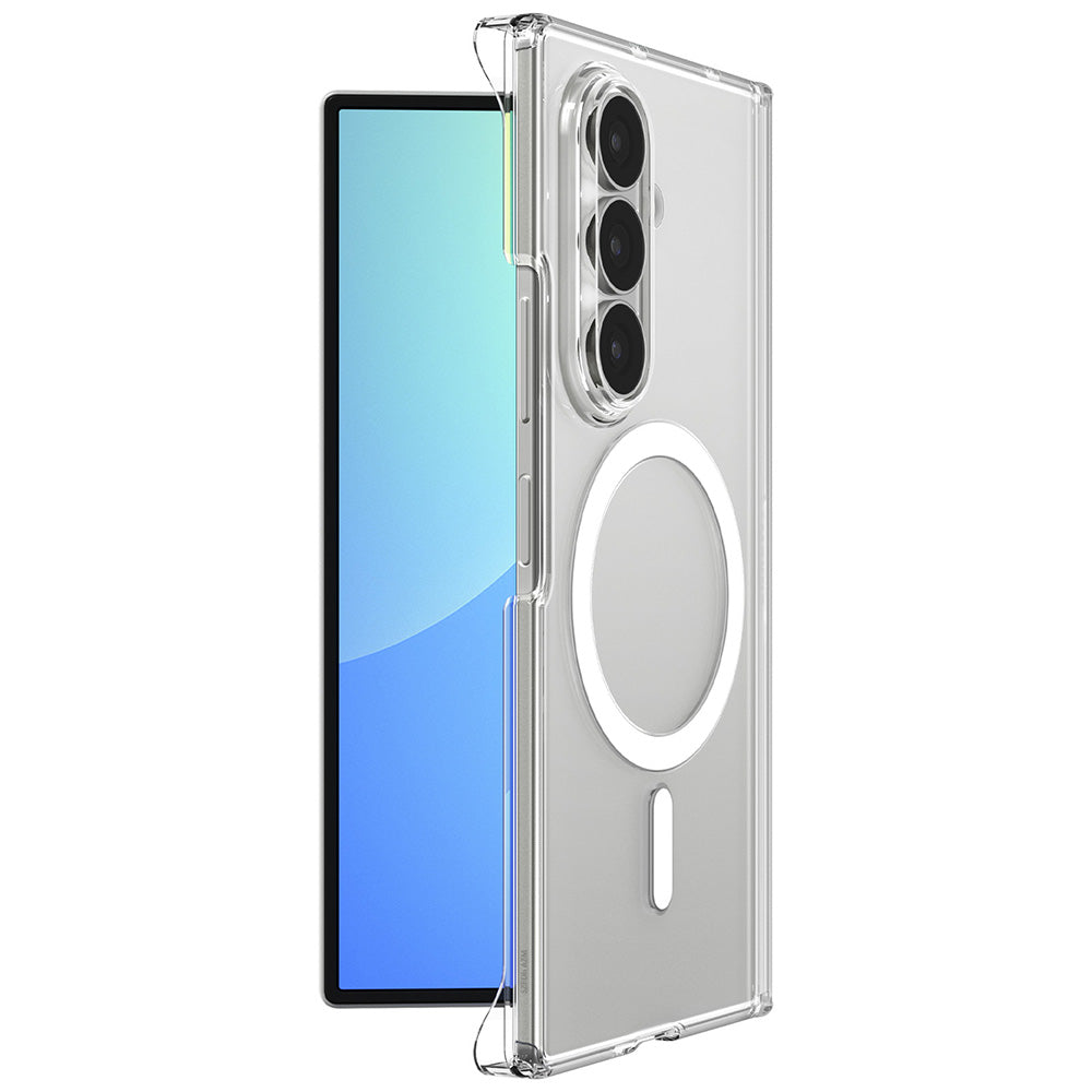 Θήκη MagSafe για Samsung Galaxy Z Fold8 Ultra F976, Spigen, Air Skin Zero, Διαφανές Λευκό ACS11495