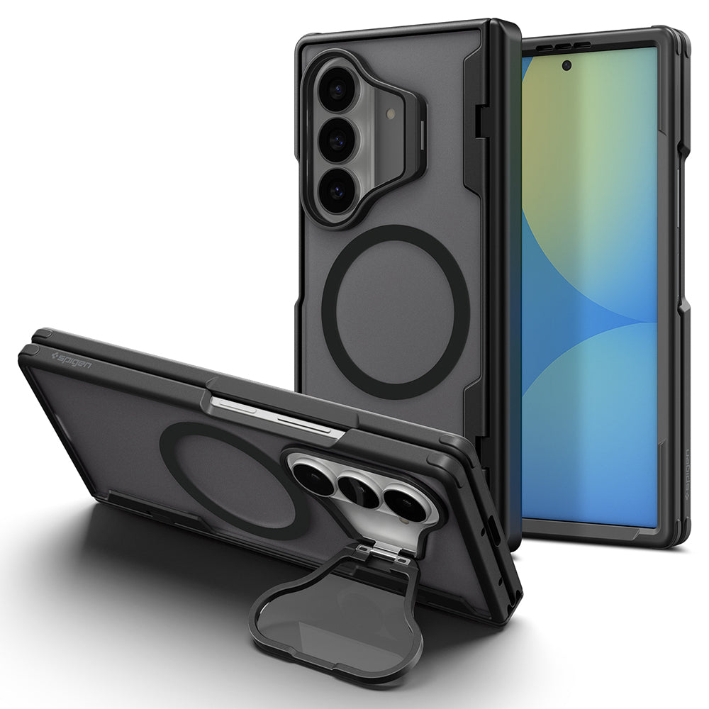 Θήκη MagSafe για Samsung Galaxy Z Fold8 Ultra F976, Spigen, Optik Armor Pro, Μαύρη ACS11500