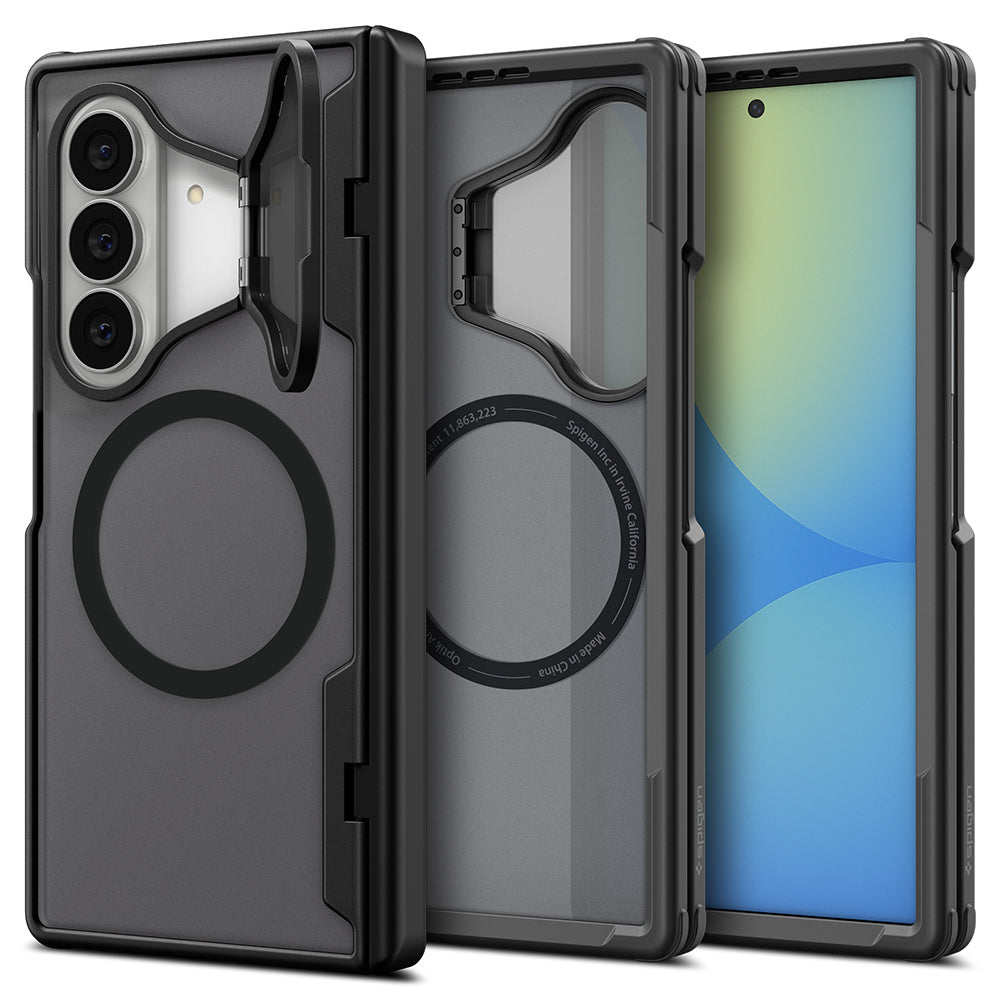 Θήκη MagSafe για Samsung Galaxy Z Fold8 Ultra F976, Spigen, Optik Armor Pro, Μαύρη ACS11500