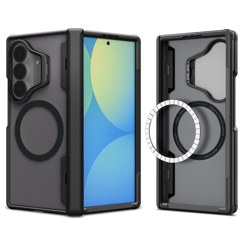 Θήκη MagSafe για Samsung Galaxy Z Fold8 Ultra F976, Spigen, Optik Armor Pro, Μαύρη ACS11500