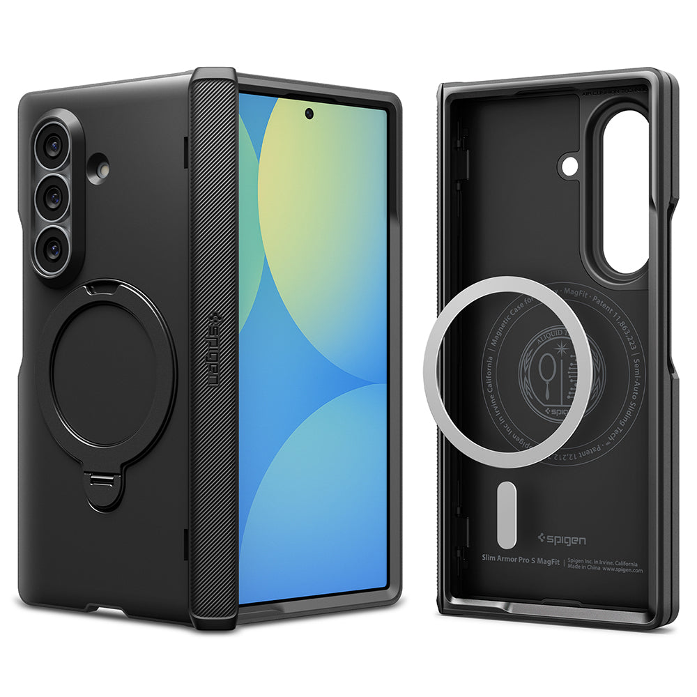 Θήκη MagSafe για Samsung Galaxy Z Fold8 Ultra F976, Spigen, Slim Armor Pro S, Μαύρο ACS11778