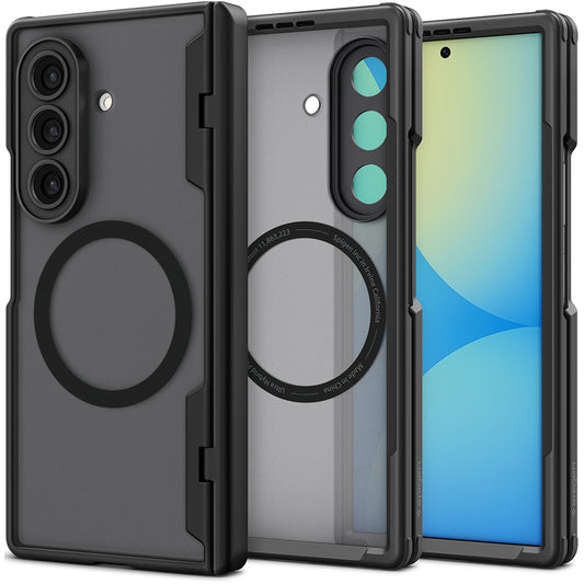 Θήκη MagSafe για Samsung Galaxy Z Fold8 Ultra F976, Spigen, Ultra Hybrid Pro, Μαύρο Σατινέ ACS12102