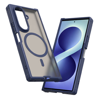 Θήκη MagSafe για Samsung Galaxy Z Fold8 Ultra F976, Techsuit, HaloFrost II, Μπλε Ναυτικό