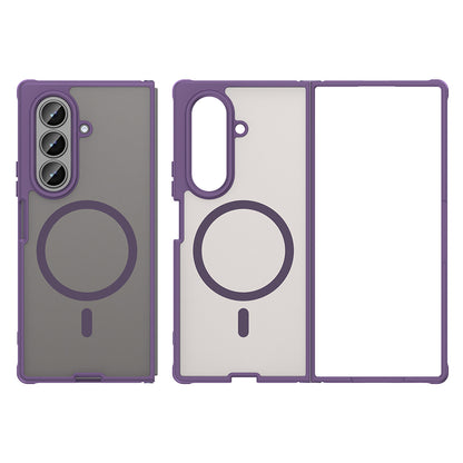 Θήκη MagSafe για Samsung Galaxy Z Fold8 Ultra F976, Techsuit, HaloFrost II, Μωβ