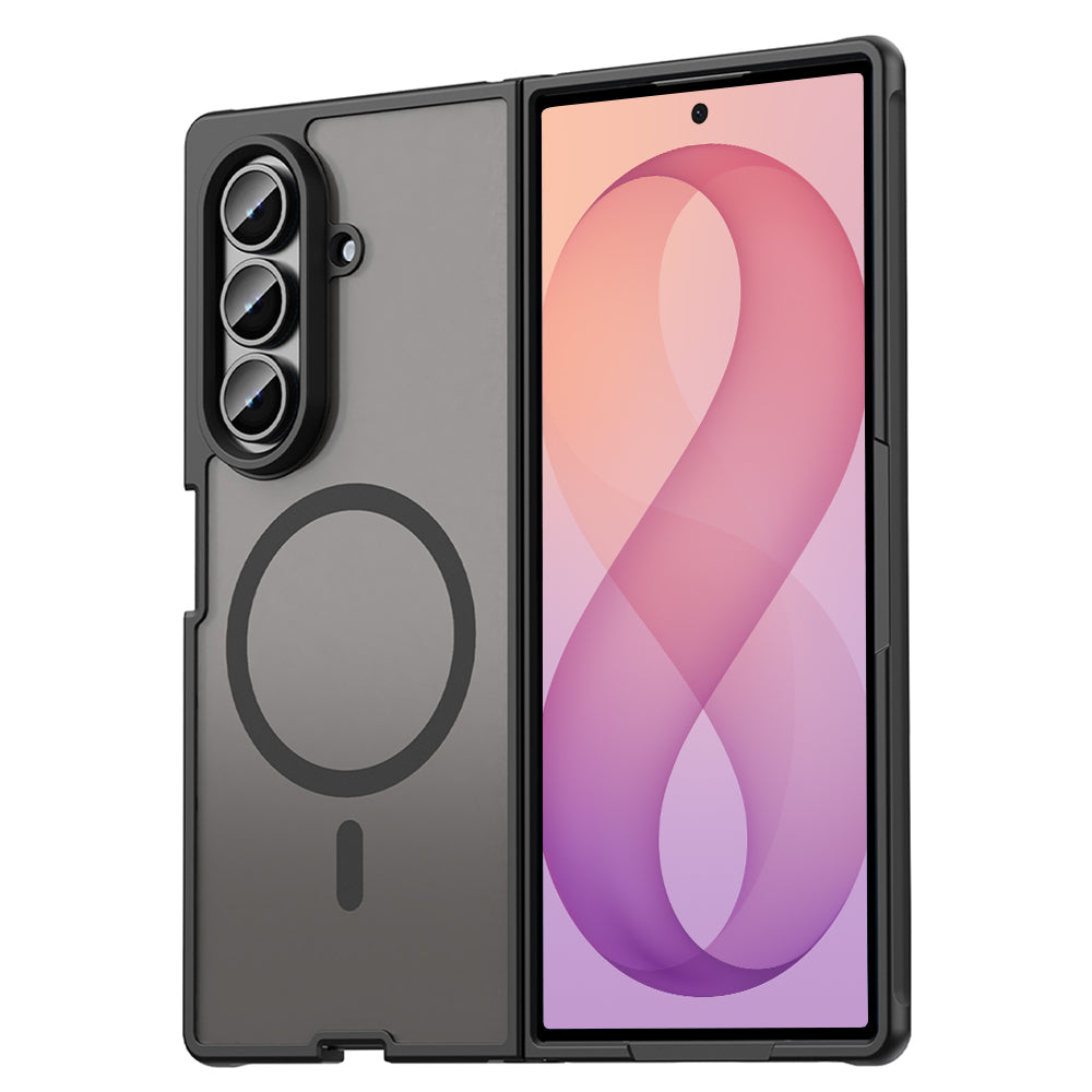 Θήκη MagSafe για Samsung Galaxy Z Fold8 Ultra F976, Techsuit, HaloFrost II, Μαύρο