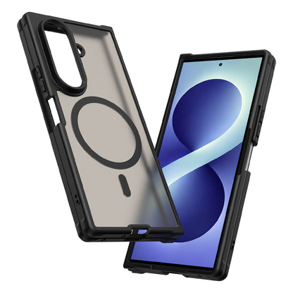 Θήκη MagSafe για Samsung Galaxy Z Fold8 Ultra F976, Techsuit, HaloFrost II, Μαύρο