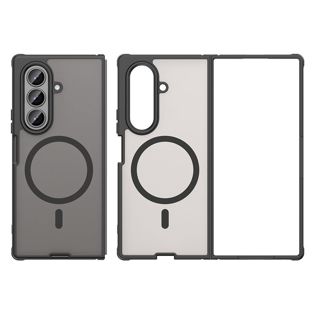 Θήκη MagSafe για Samsung Galaxy Z Fold8 Ultra F976, Techsuit, HaloFrost II, Μαύρο