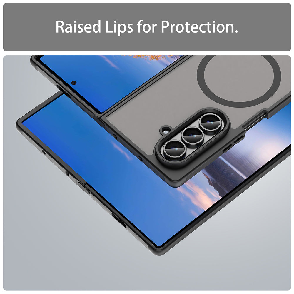 Θήκη MagSafe για Samsung Galaxy Z Fold8 Ultra F976, Techsuit, HaloFrost II, Μαύρο