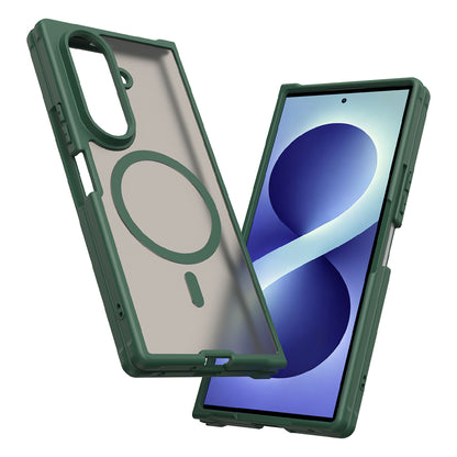Θήκη MagSafe για Samsung Galaxy Z Fold8 Ultra F976, Techsuit, HaloFrost II, Πράσινο