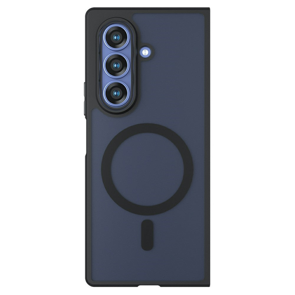 Θήκη MagSafe για Samsung Galaxy Z Fold8 Ultra F976, Techsuit, PureFrost, Μαύρο Σατινέ
