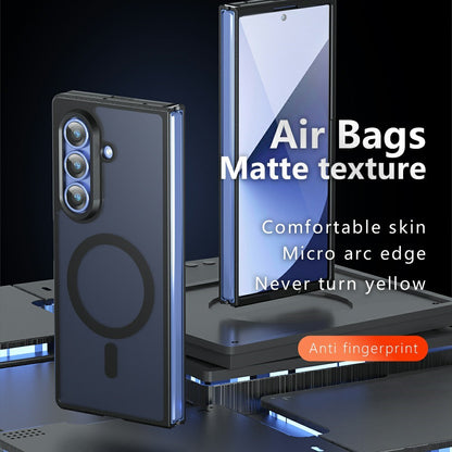 Θήκη MagSafe για Samsung Galaxy Z Fold8 Ultra F976, Techsuit, PureFrost, Μαύρο Σατινέ