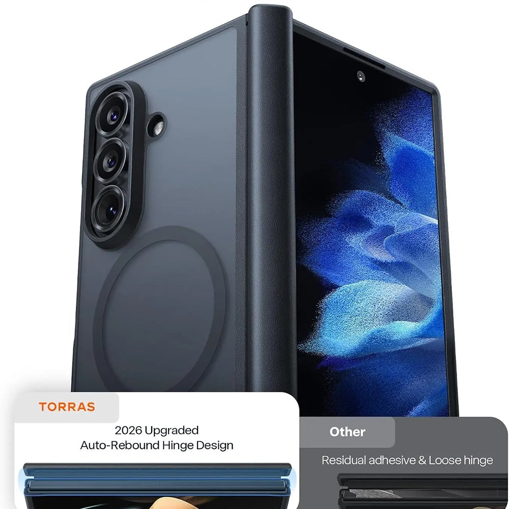 Θήκη MagSafe για Samsung Galaxy Z Fold8 Ultra F976, Torras, Guardian, Μαύρο